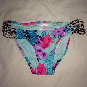 Xhileration | Floral & Cheetah print bikini bottom